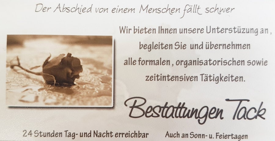 Bestattungen 1